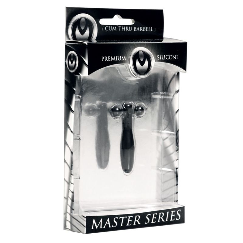 Silicone Cum-Thru Barbell Penis Plug – Flexible Lightweight Urethral Toy > Sex Toys For Men > Sounding Rods