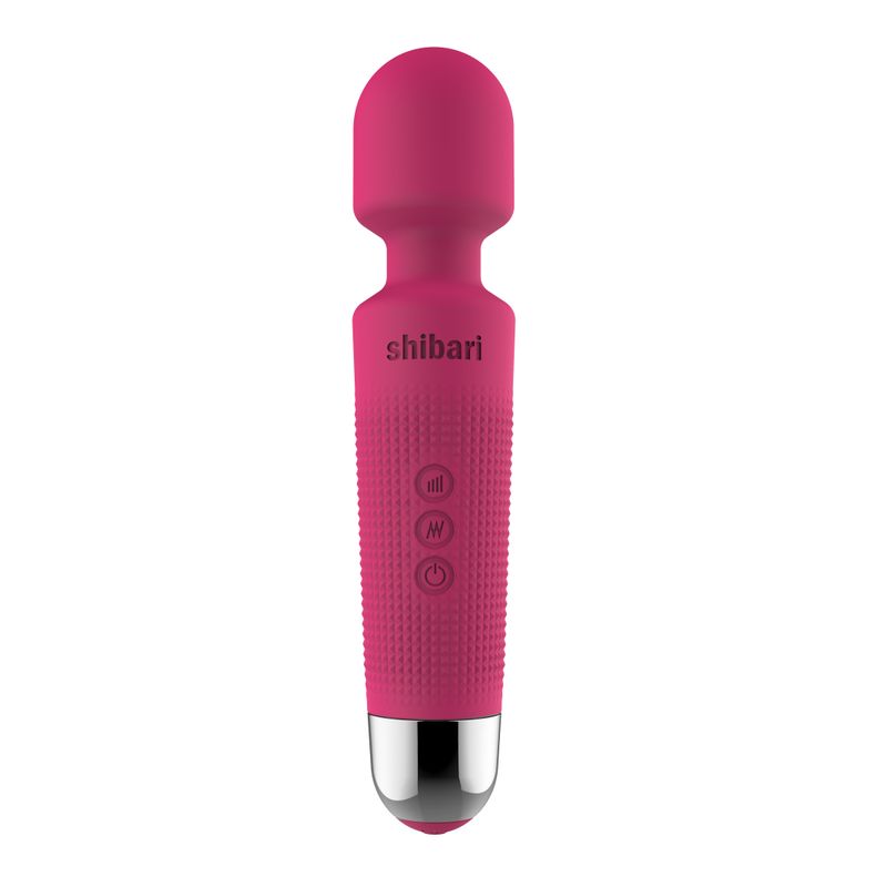 Shibari Mini Wand Halo (Pink) – Powerful Bendable Neck Wand Vibrator with 20 Vibration Patterns and 8 Speeds Pink > Sex Toys > Mini Massagers