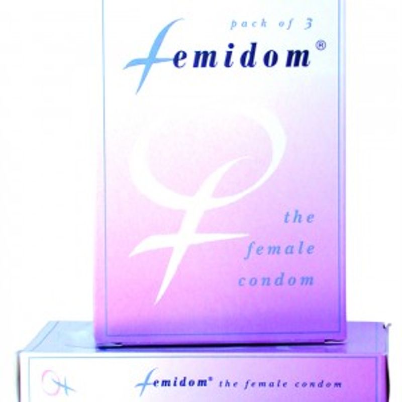 Femidom - Non Latex Polyurethane Lubricated Female Condoms 3 Pieces Default Title > Essentials > Condoms > Non-Latex