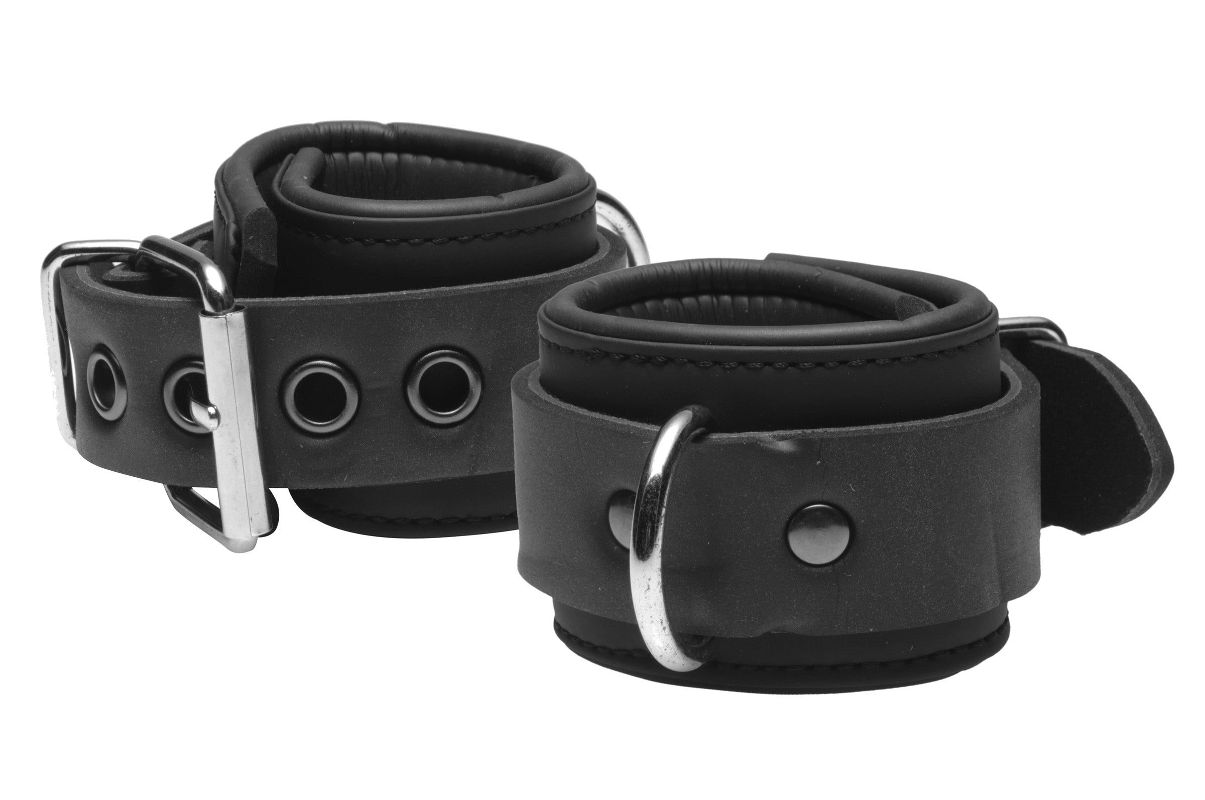 Serve Neoprene Buckle Cuffs – Comfortable Adjustable Restraint Wrist Cuffs Black > Bondage Gear > Restraints