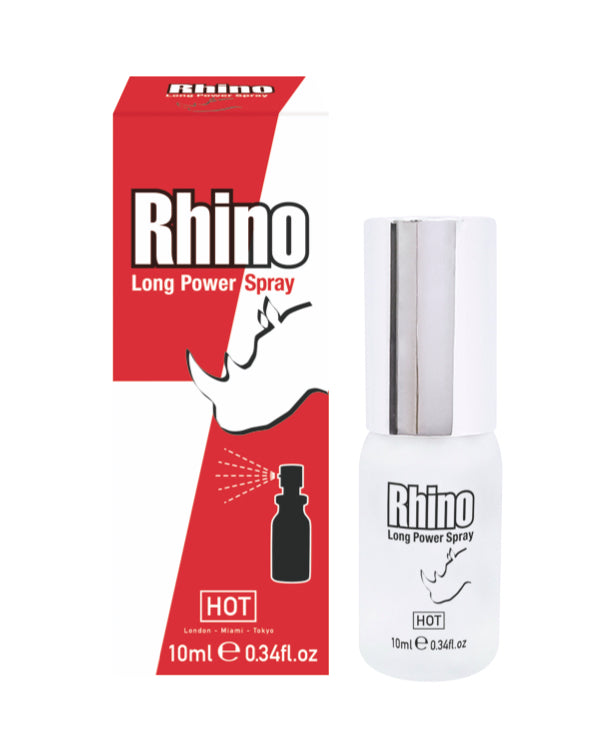Rhino Natural Delay Spray 10ml for Men Long-Lasting Intimacy Default Title ENHANCERS