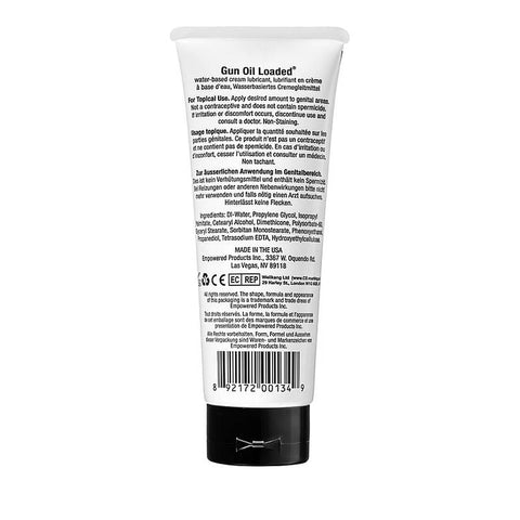 Gun Oil Loaded 3.3oz/100ml Tube for Lasting Pleasure Speciality Lubricants