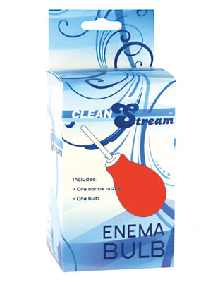 CleanStream Red Enema Bulb Compact Travel Friendly > Essentials > Feminine Care