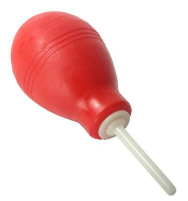 Bulb Anal Clean Enema Red 8oz Easy Use Douche Tool