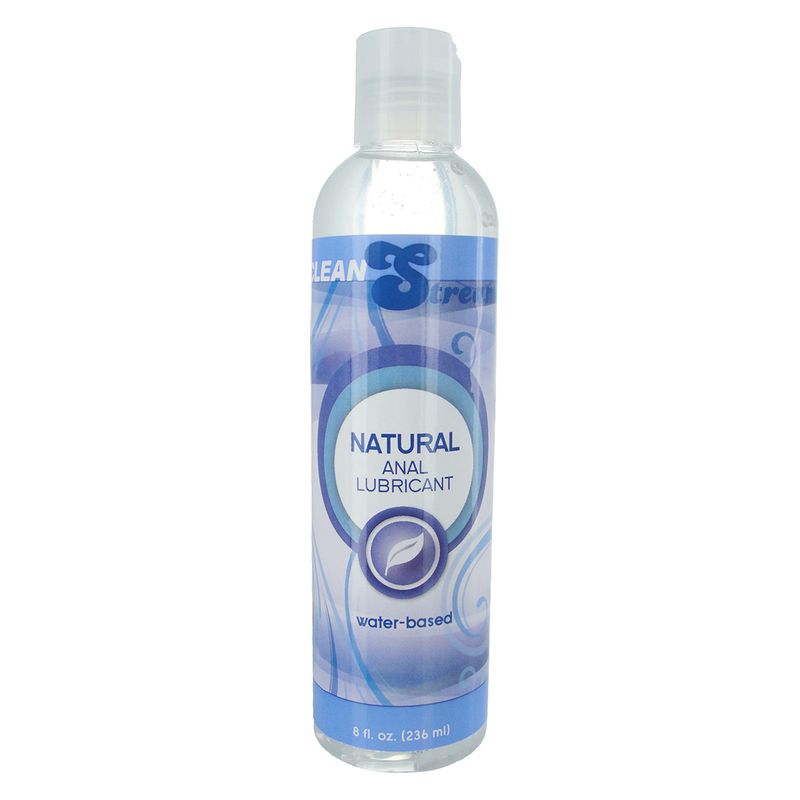 Natural Water Based Anal Lube 8oz/236ml - Silky Smooth Default Title > Lube > Anal