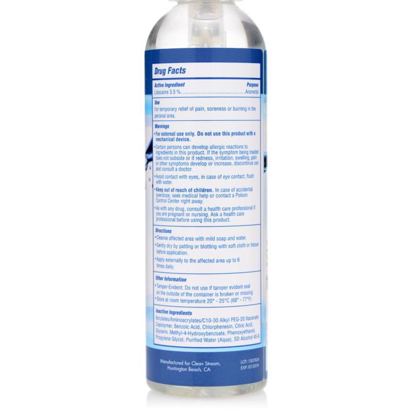 Relax Anal Lube – Desensitizing Spray Gel 4.4oz Anal Lubricant > Lube > Anal
