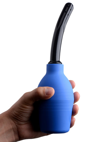 Premium One Way Valve Enema Bulb 300ml Blue 4.75 Inch Douches
