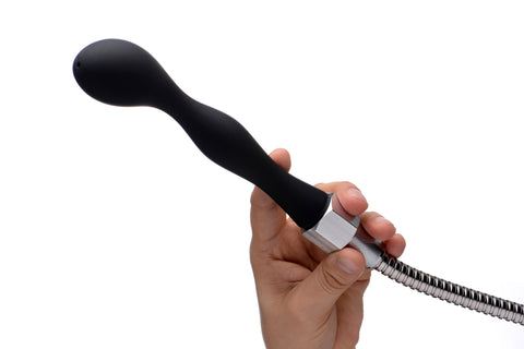 Silicone Enema Attachment Set with 6.5 and 9 Inch Nozzles Douches