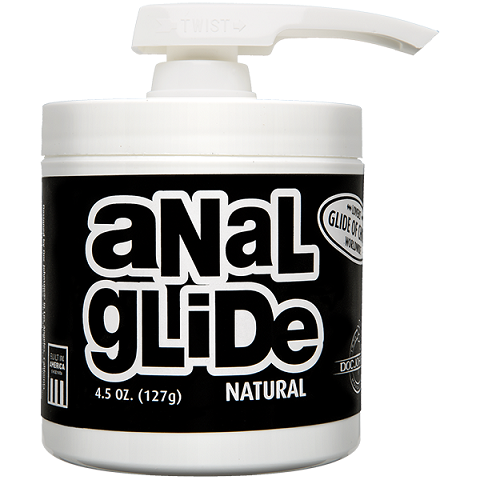 Doc Johnson Natural Anal Lube 4.5 Oz Clear Unscented Lubricant Default Title Anal Lubricant