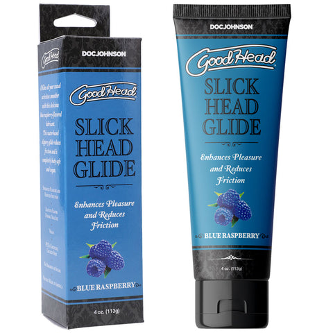 GoodHead Slick Head Glide 120ml Blue Raspberry Flavored Lubricant Default Title Flavoured Lube