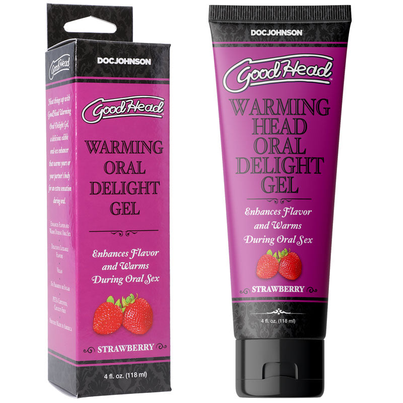 GoodHead Warming Head Oral Delight Gel- Strawberry Flavoured Oral Gel - 120 ml