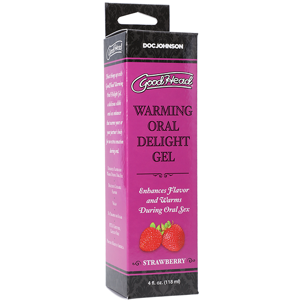 GoodHead Warming Head Oral Delight Gel Strawberry Flavor 4 fl oz Default Title Oral Gels & Sprays