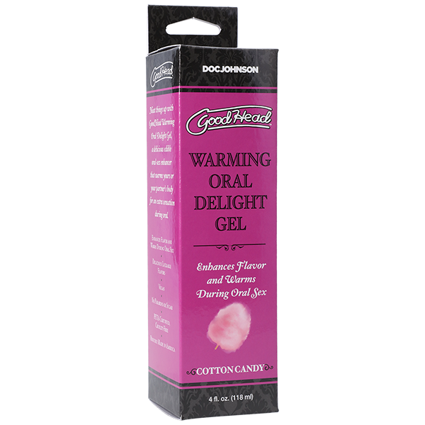 GoodHead Warming Head Oral Delight Gel Cotton Candy Flavor 4 fl oz Default Title Oral Gels & Sprays