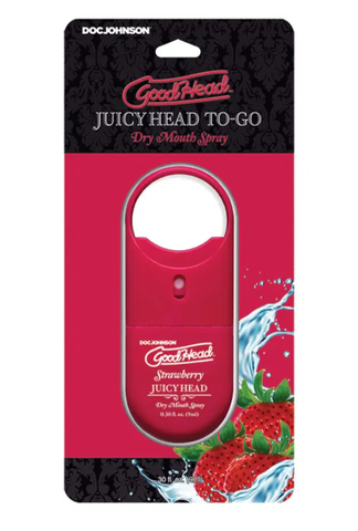 GoodHead Juicy Head (Strawberry) – Travel Size Dry Mouth Spray > Lube > Oral Gels & Sprays
