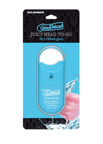GoodHead Juicy Head Dry Mouth Spray Cotton Candy Flavor To-Go Default Title Oral Gels & Sprays