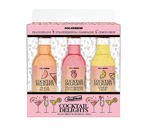GoodHead Cocktail Delights Edible Oral Gel 3 Pack Flavors Default Title > Relaxation Zone > Edible Treats