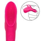 Neon Vibes The Nubby Vibe Pink Silicone Finger Teaser with 10 Functions and Rechargeable > Vibrators > Finger Vibrators