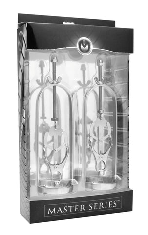Stainless Steel Clover Clamp Nipple Stretcher for Intense Sensation and Gradual Stretching