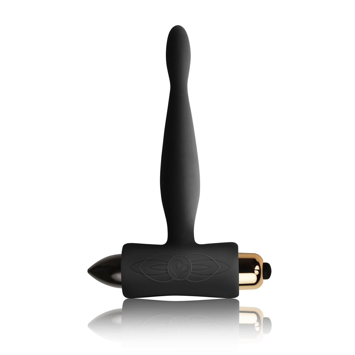 Petite Sensations Teazer Black Soft Silicone Vibrator (5 Inch) Default Title > Anal Range > Vibrating Butt Plugs