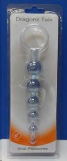 Seven Creations Dragonz Tale 20.5 Centimeter Anal Beads Blue > Anal Range > Anal Beads