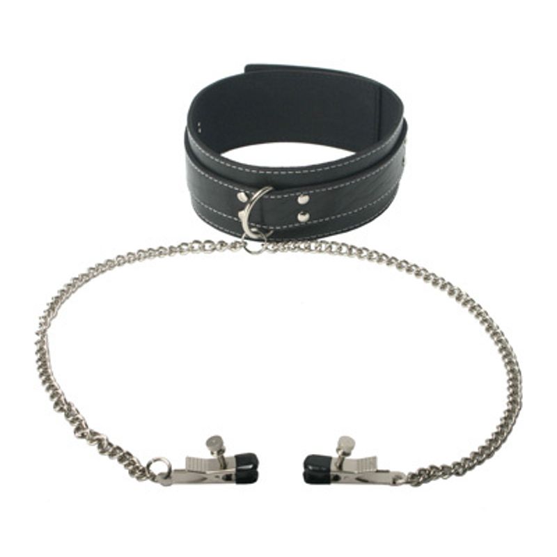 Coveted Collar and Clamp Union Set > Bondage Gear > Collars & Leashes