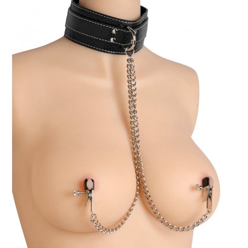 Coveted Collar and Clamp Union Set > Bondage Gear > Collars & Leashes