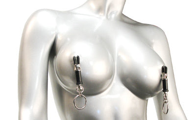 Master Series Bondage Ring Barrel Nipple Clamps – Adjustable Nipple Clamps > Sex Toys > Nipple Clamps