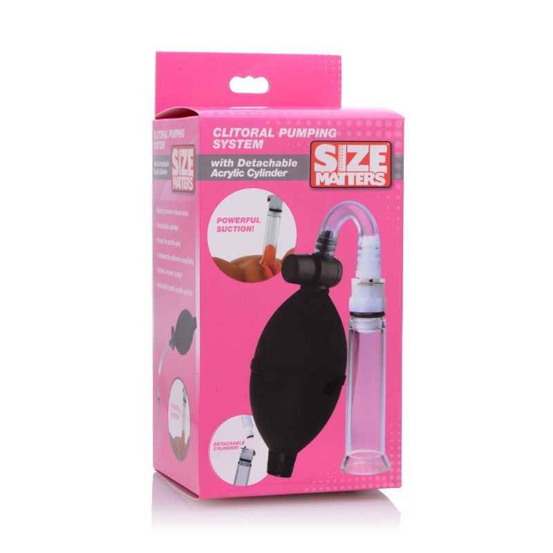 Clitoral Pumping System 12 Inches Length with 3 Inch Cylinder > Pumps > Female Pumps