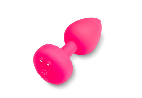 Gplug Small Neon Rose Rechargeable Butt Plug 3cm Pink Butt Plugs