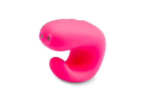 Gring Neon Rose Finger Vibrator with Remote Control Finger Stimulator