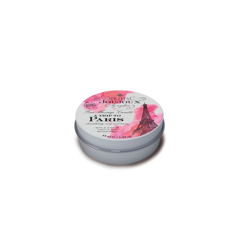 Petits JouJoux Massage Candle Paris 43ml Vanilla and Sandalwood Scent Default Title > Candles > Massage