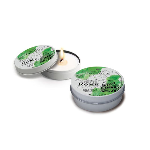 Petits JouJoux Massage Candle Rome 43ml Grapefruit and Bergamot Scented Massage Oil Massage Oil