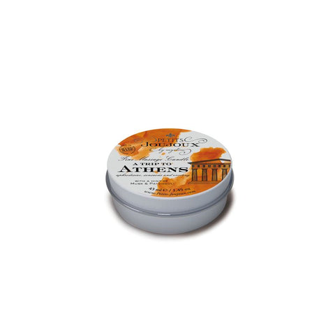 Petits JouJoux Massage Candle Athens 43ml Sensual Aromatherapy for Romantic Moments Massage Oil