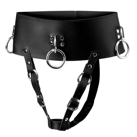 Forced Orgasm Wand Holder Belt for Enhanced Intimate Pleasure Electric Massager