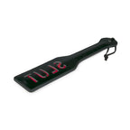 Paddle Slut Black Paddle – Comfortable and Effective Intimate Toy with Red Inscription > Bondage Gear > Paddles
