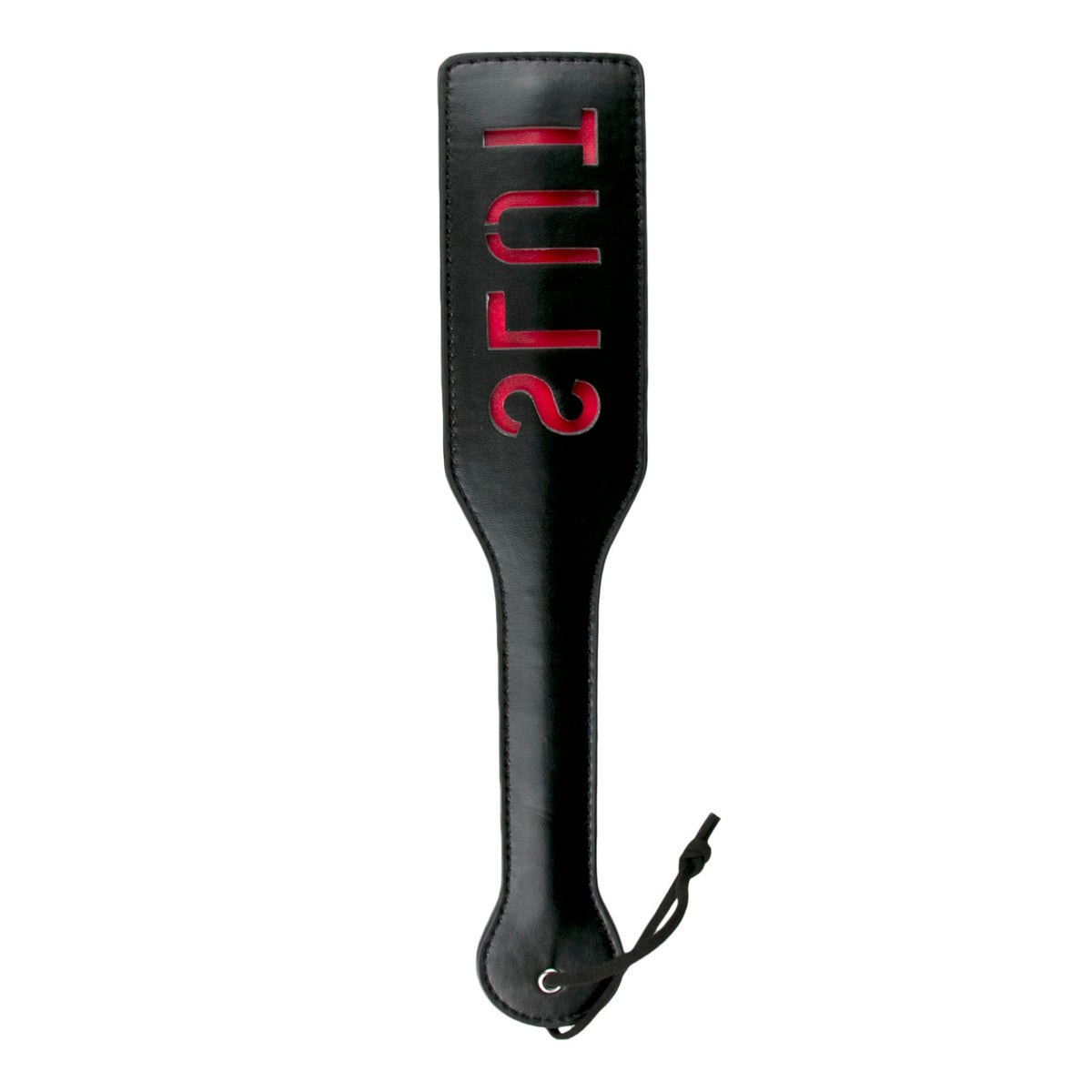 Paddle Slut Black Paddle – Comfortable and Effective Intimate Toy with Red Inscription > Bondage Gear > Paddles