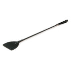 EasyToys Wide Crop Whip – Black Leather with Metallic Accents Impact Play Accessory Black > Bondage Gear > Crops