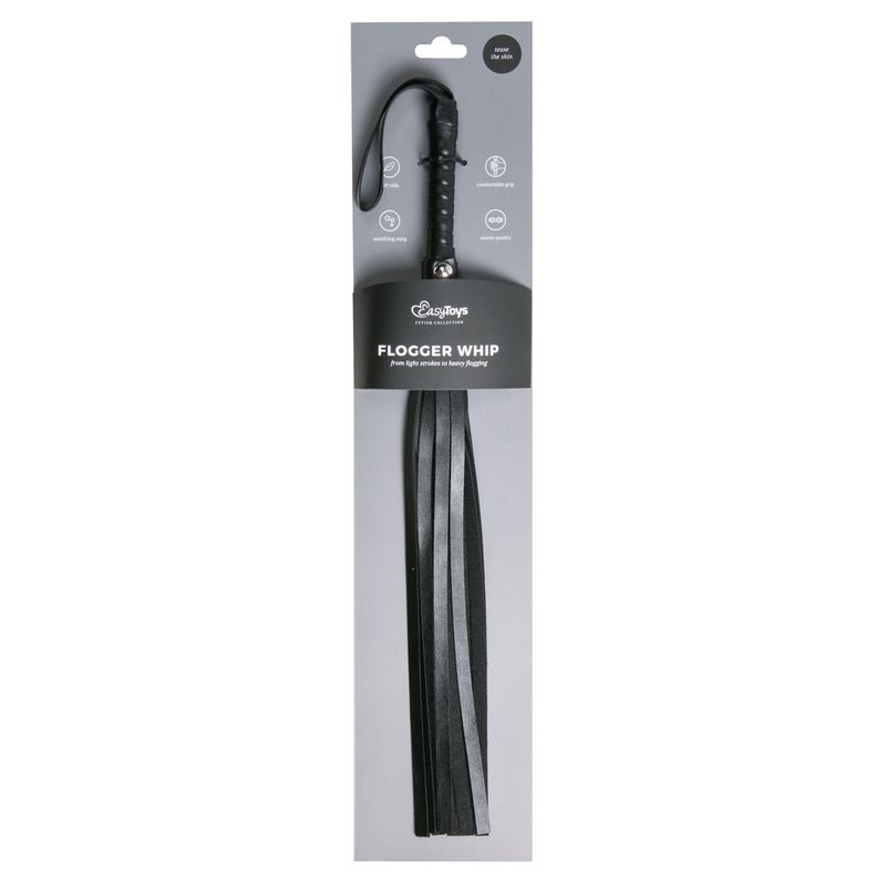 Flogger Whip Leather > Bondage Gear > Whips & Floggers