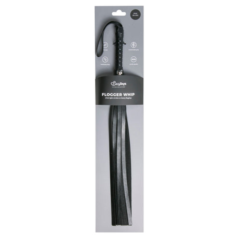 Flogger Whip Leather for Intimate Experiences and Sensual Play Whips & Paddles