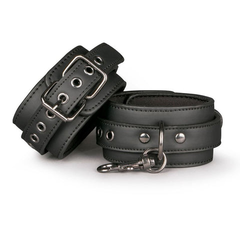 Adjustable Ankle Cuffs Black for Comfort and Control > Bondage Gear > Restraints
