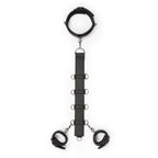 Neck and Wrist Restraint Bondage Kit with Harness Strap Handcuffs and Collar > Bondage Gear > Restraints