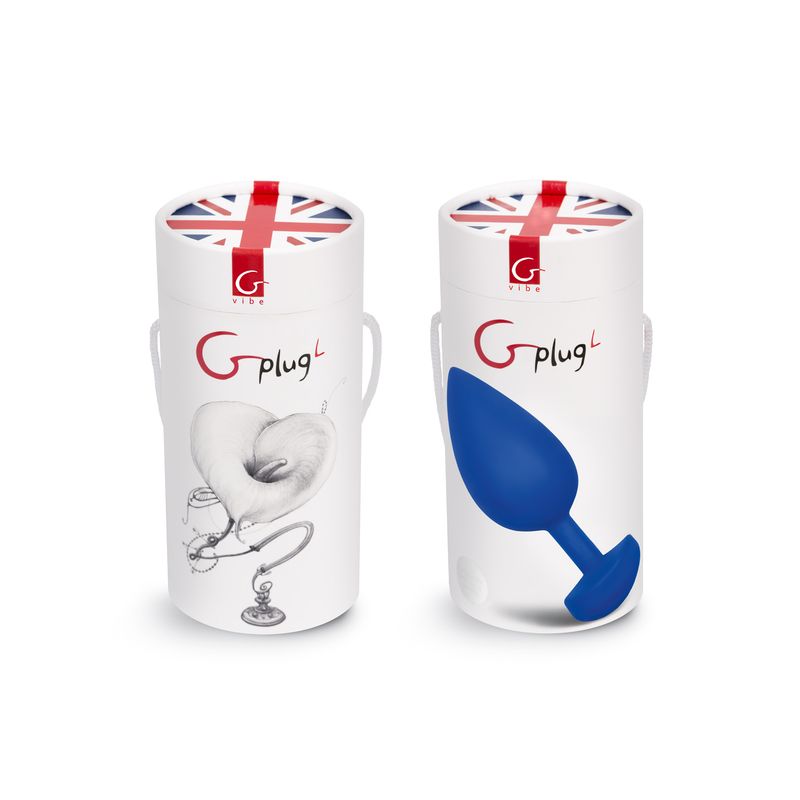 Gplug Large Navy Blue 3.9cm Bioskin Pleasure Plug > Anal Range > Butt Plugs