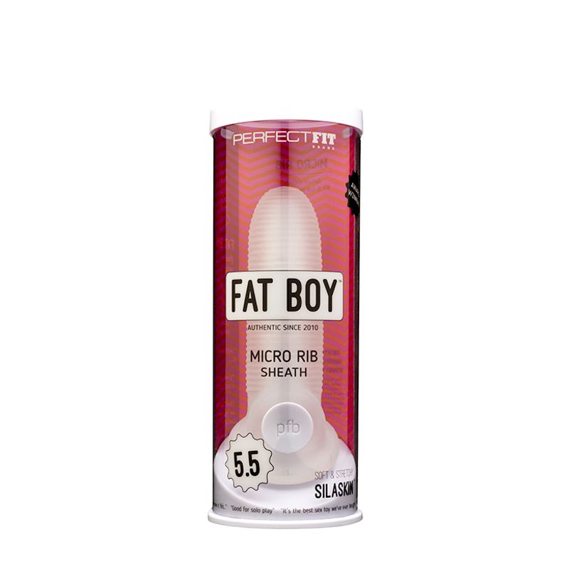 Fat Boy Micro Rib Sheath 5.5in - Add 0.7 Inches of Girth SLEEVES