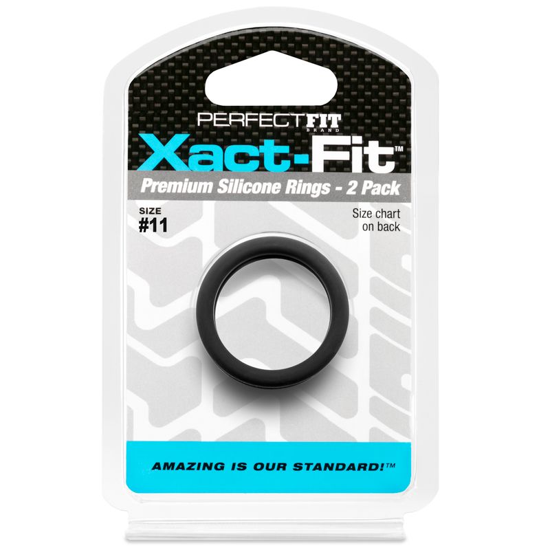 Xact Fit Number 11 Precision Ring Sizing Set 1.1 Inch 2 Pack > Cock Ring > Sets