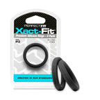 Xact-Fit #12 1.2in 2 Pk Precision Cock Ring Set COCK RING Set