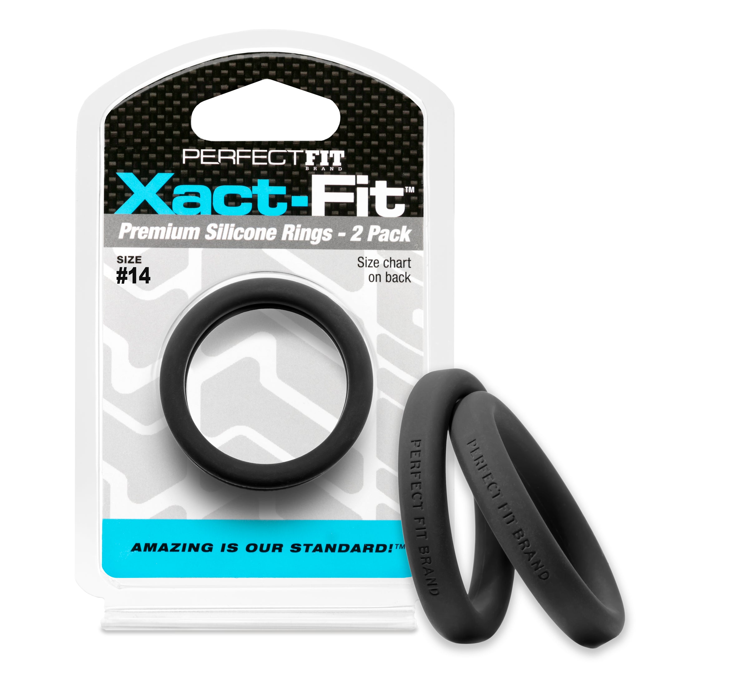 PlayZone Xact-Fit Ring 2-Pack – Precision Fit Cock Rings > Cock Ring > Sets Main image