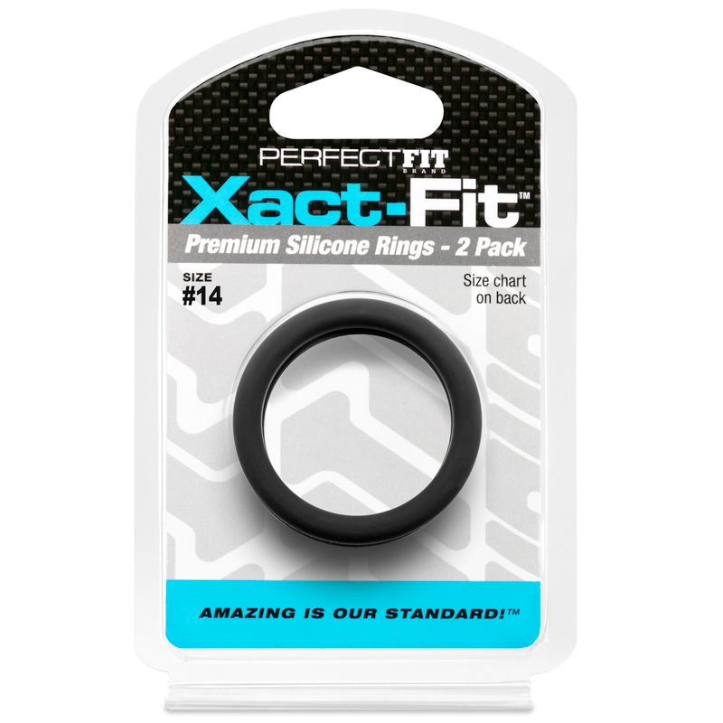 PlayZone Xact-Fit Ring 2-Pack – Precision Fit Cock Rings > Cock Ring > Sets