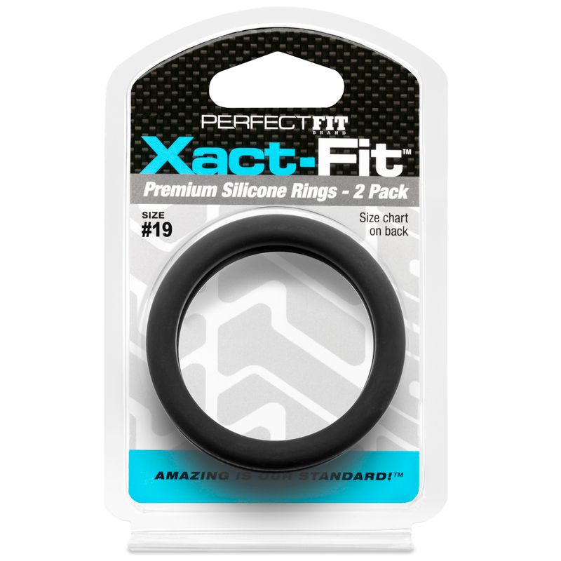 Xact-Fit Size 19 Cock Ring 2-Pack – Precise Fit > Cock Ring > Sets