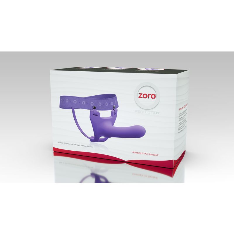 Zoro Strap-On 5.5 Inch – Soft Touch Silicone Strap-On > Dildos > Strap On Dildos