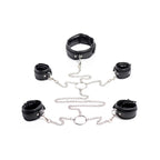 Adjustable Leather Slave Bondage Shackle Set – High-Quality Restraint Accessories > Bondage Gear > Restraints